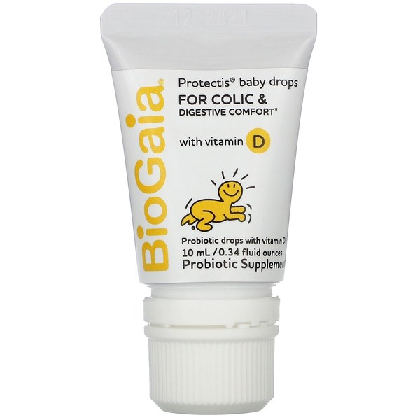 BioGaia, ProTectis 嬰兒滴劑，用於腹絞痛和支持消化，0.17 盎司（5 毫升）