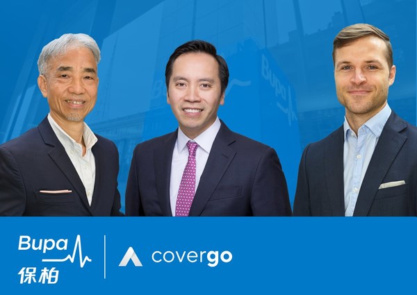 CoverGo副首席執行官Peter Tam（左）、保柏香港總經理陳宇文（中）、CoverGo的創始人兼行政總裁Tomas Holub（右）